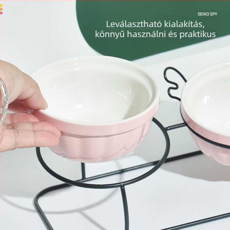 Kerámiás macskaeledel-tál - Xiangbai ceramics