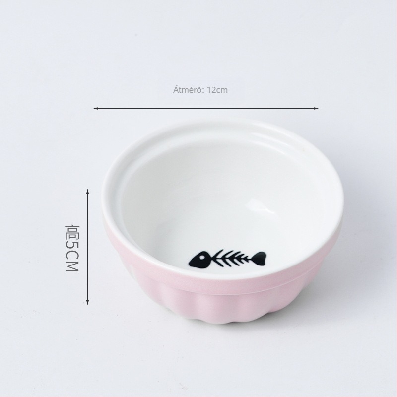 Kerámiás macskaeledel-tál - Xiangbai ceramics