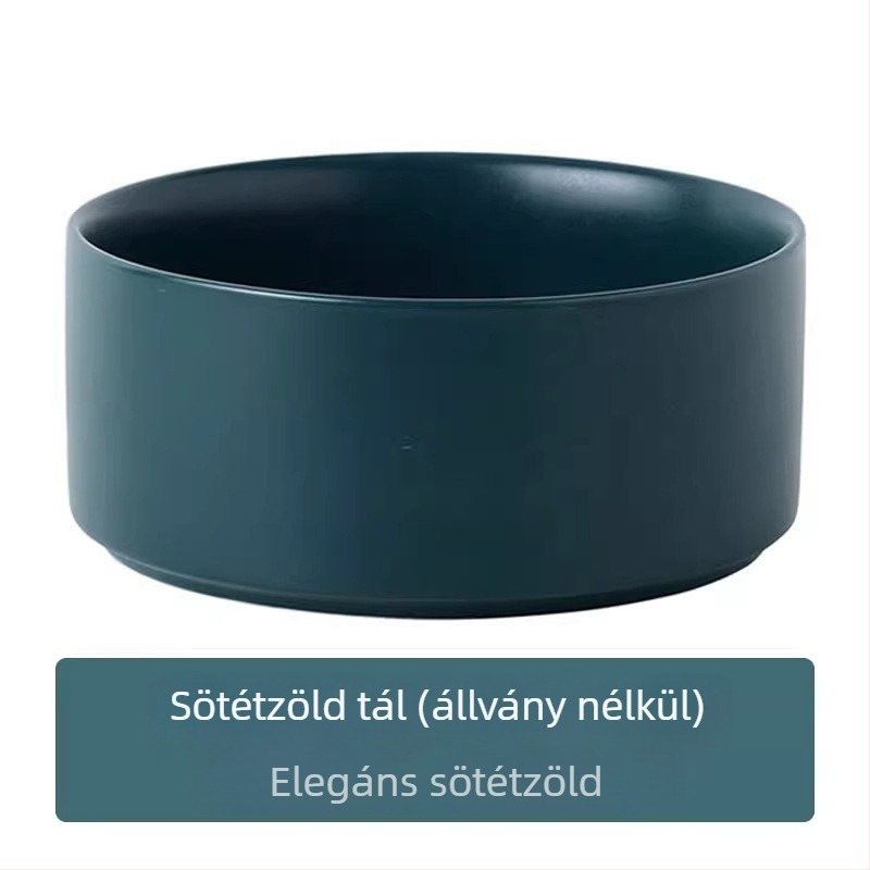 Macska tál kerámia, etetés és ivás céljára; háziállat etetőeszközök; Eredet: Egyéb; Alkalmas: Macska