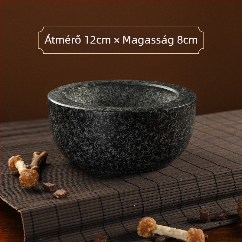 Kőből készült macska tál — lassú etetés, Stone Food márka
