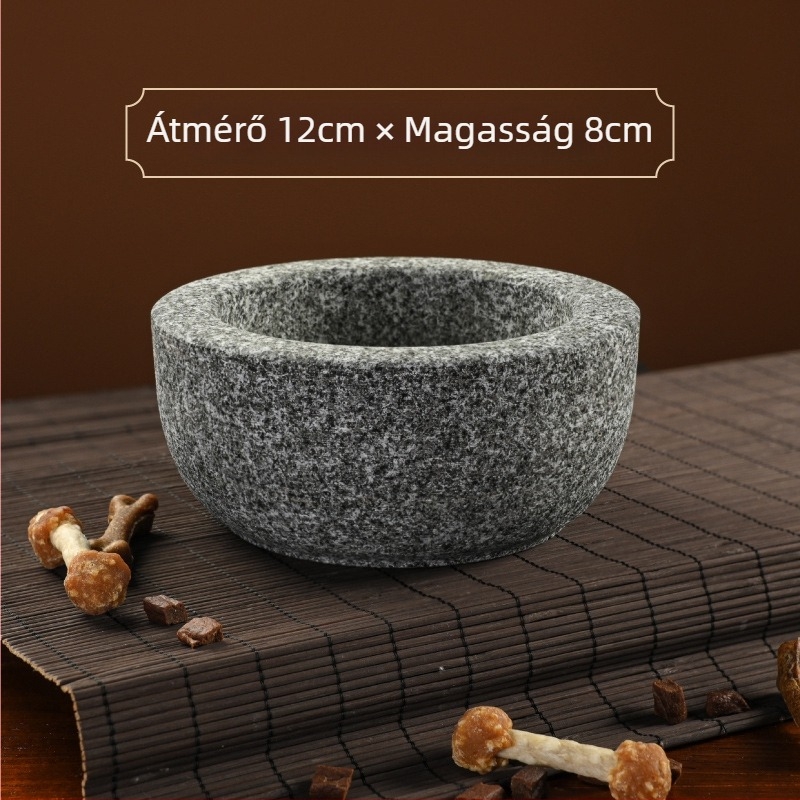 Kőből készült macska tál — lassú etetés, Stone Food márka