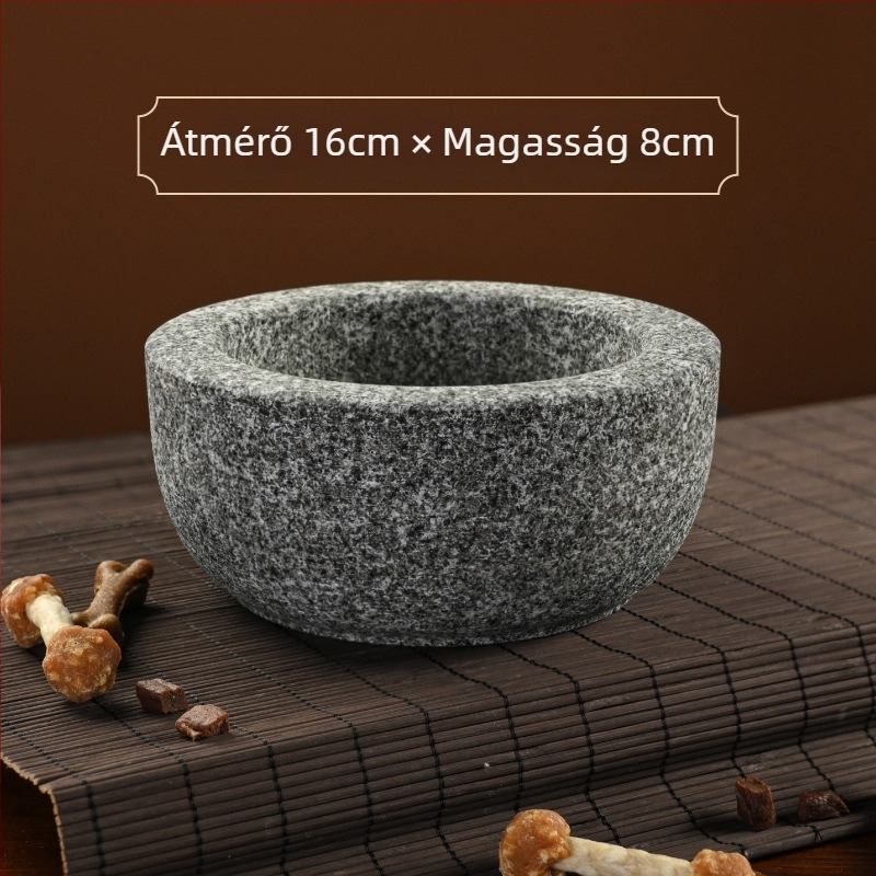 Kőből készült macska tál — lassú etetés, Stone Food márka