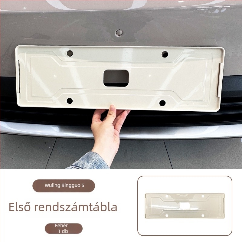 Wuling Bingo S rendszámkeret, teljes körű kialakítás, ABS anyag, kompatibilis a Wuling Bingo S-sel