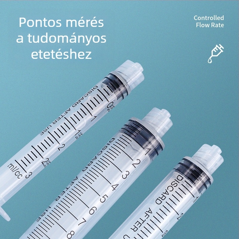 Macska etetésére szolgáló cumisüveg szilikon/plasztik csővel – teljes automata etető készlet
