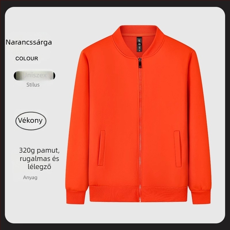 Kardigán-stílusú fleece-bélelt pulóver, álló gallérral és hosszú ujjú