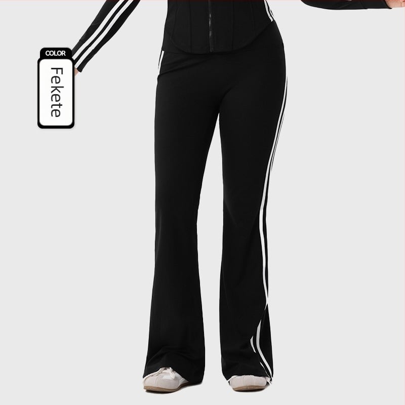 Plus-size női sportos szett - kétrészes, hosszú ujjú kardigán felső és trapéznadrág, anyag 80% nylon, 20% spandex, ősz-téli 2025, megfelelő jóga és pilates számára