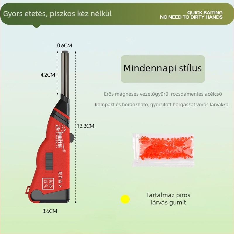 Katsuya Mágneses Automata Élő Csali Rozsdamentes Acélból – Gumiszalag, Gyors Horog, Többfunkciós Horgász Felszerelés