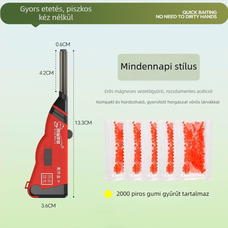 Katsuya Mágneses Automata Élő Csali Rozsdamentes Acélból – Gumiszalag, Gyors Horog, Többfunkciós Horgász Felszerelés