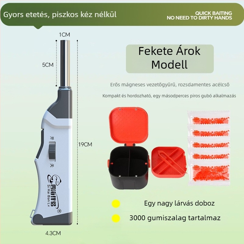 Katsuya Mágneses Automata Élő Csali Rozsdamentes Acélból – Gumiszalag, Gyors Horog, Többfunkciós Horgász Felszerelés