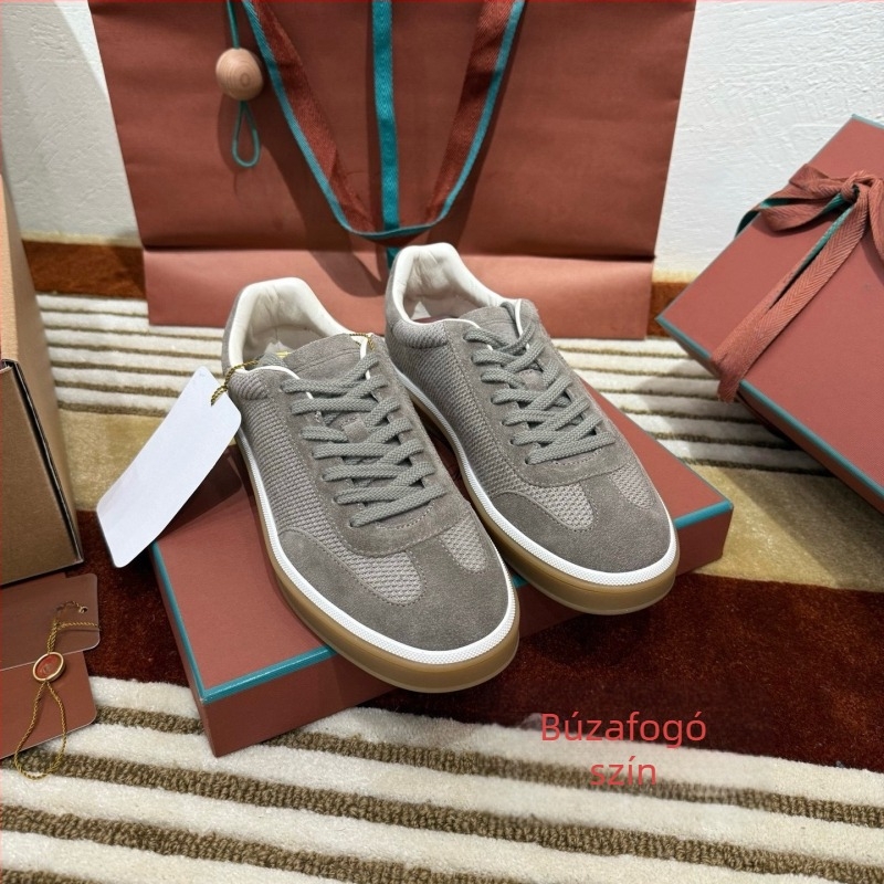 LP cfboy Sneaker – Valódi bőr felsőrész, belső báránybőrből, gumitalp, alacsony sarok 1–3 cm, fűzővel záródó
