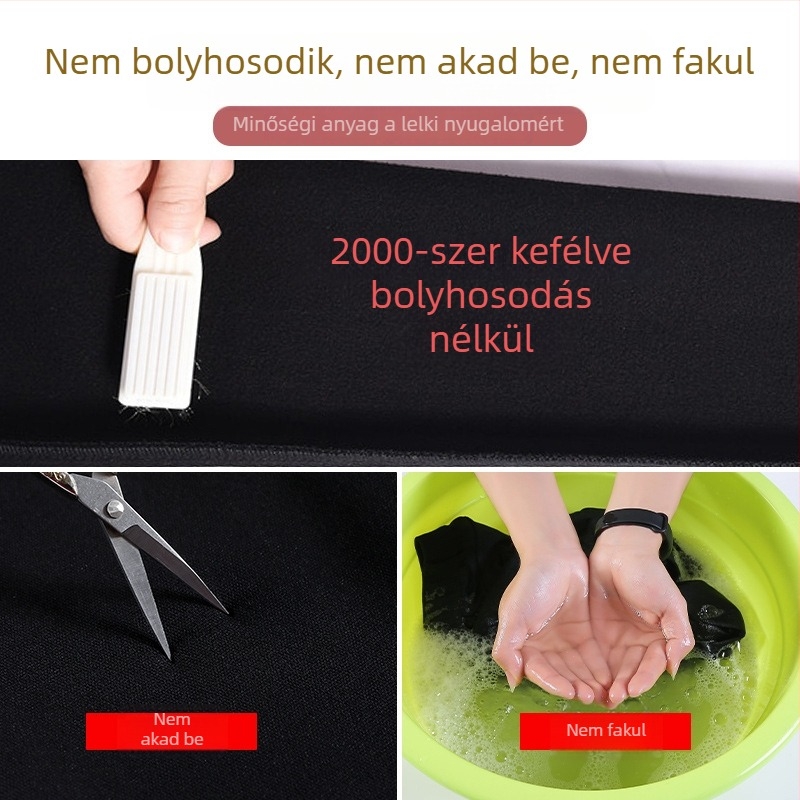 Fekete béléses vastag leggings nőknek, magas derék, rugalmas, szoros fazon, őszi-téli