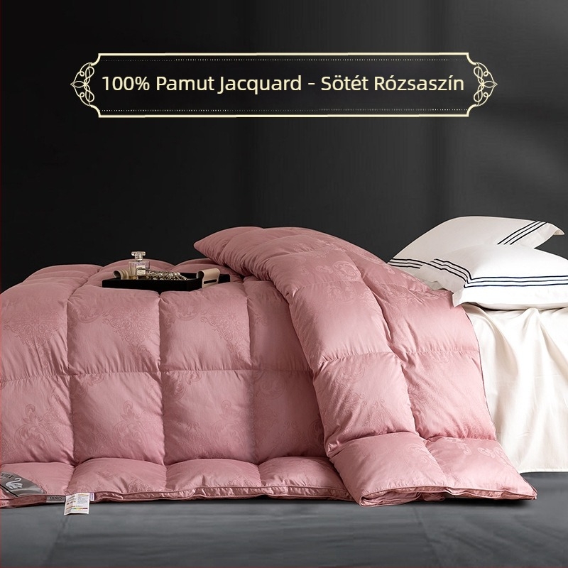 Paplanhuzat virágmintás Jacquard szövésű, reaktív nyomtatás és festés, 100% pamut