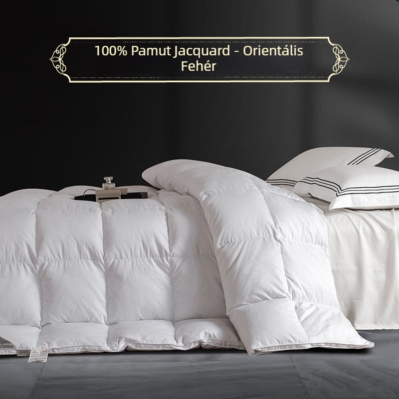 Paplanhuzat virágmintás Jacquard szövésű, reaktív nyomtatás és festés, 100% pamut