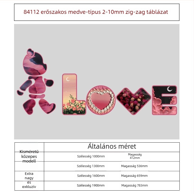 PVC falmatrica készlet – 5+ darab, dekoratív 3D modern minimalistikus falmatricák