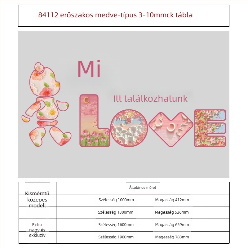 PVC falmatrica készlet – 5+ darab, dekoratív 3D modern minimalistikus falmatricák