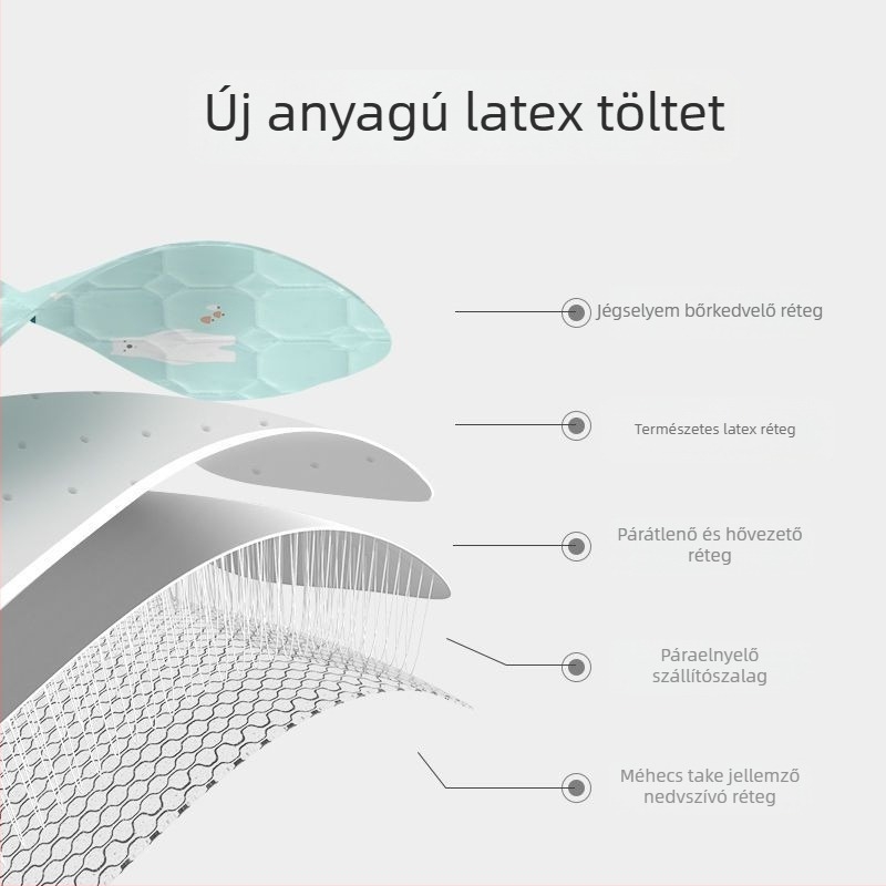 Aimeng Baba kocsi ülés párna – szellős lenanyagból, 0–1 éveseknek, hűsítő hatás