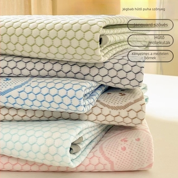 Ice Silk hűtő matrac szett, 3 darabos, összecsukható, mosható, lepedővel
