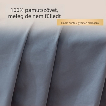 Párnahuzat-pár, bolyhosított 100% pamut, quiltelt, 40S szövet, reaktív festés, modern minimalist stílus