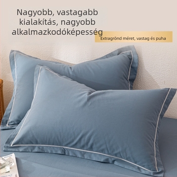 Párnahuzat-pár, bolyhosított 100% pamut, quiltelt, 40S szövet, reaktív festés, modern minimalist stílus