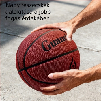 Guan Sheng No. 7 mikroszálas, nedvességfelszívó kosárlabda, vastagított, kopásálló és csúszásmentes edzőlabda felnőtteknek, fiataloknak és gyerekeknek