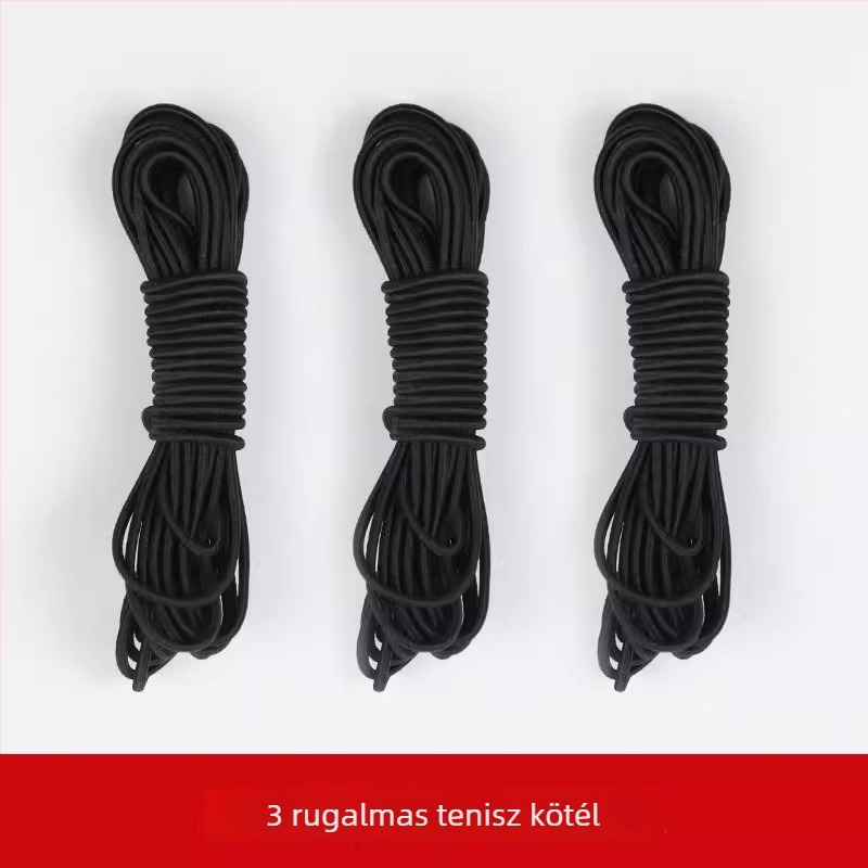 Boca tenisz visszacsatoló edző elasztikus damillal, hordozható, szintetikus rost, tartós, kezdőknek, logó nyomtatható, badminton és tenisz