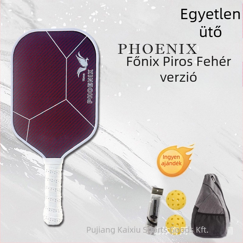 Kaiyi pickleball ütő, matt szénszálas felület, tömeg 215 g ±5