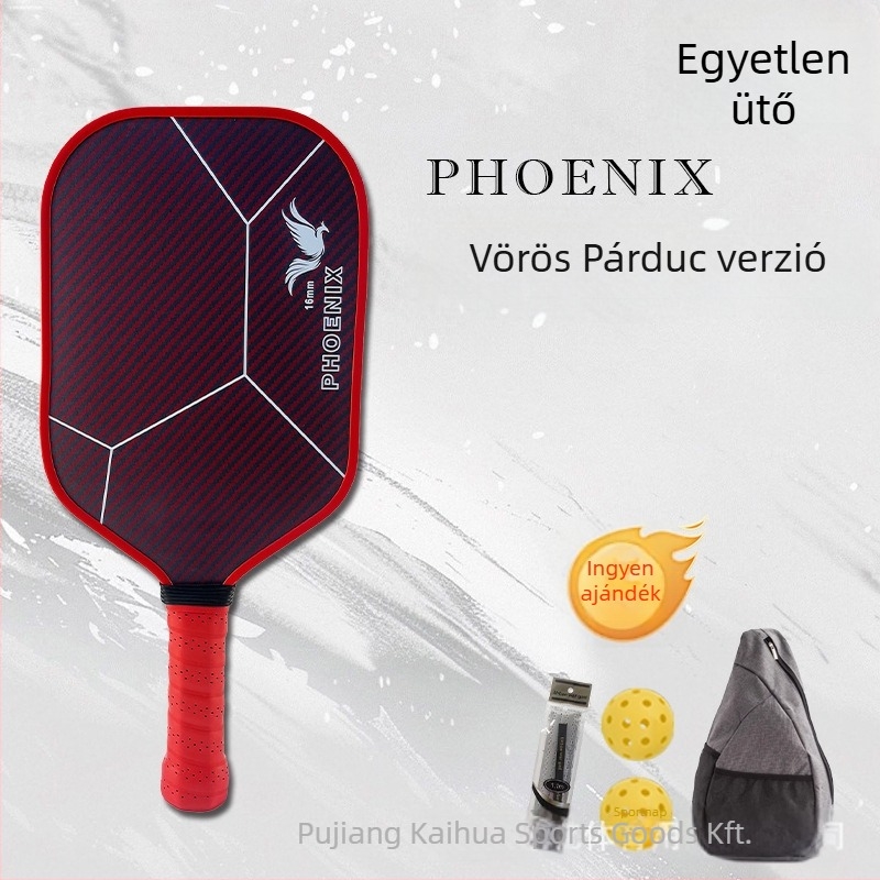 Kaiyi pickleball ütő, matt szénszálas felület, tömeg 215 g ±5