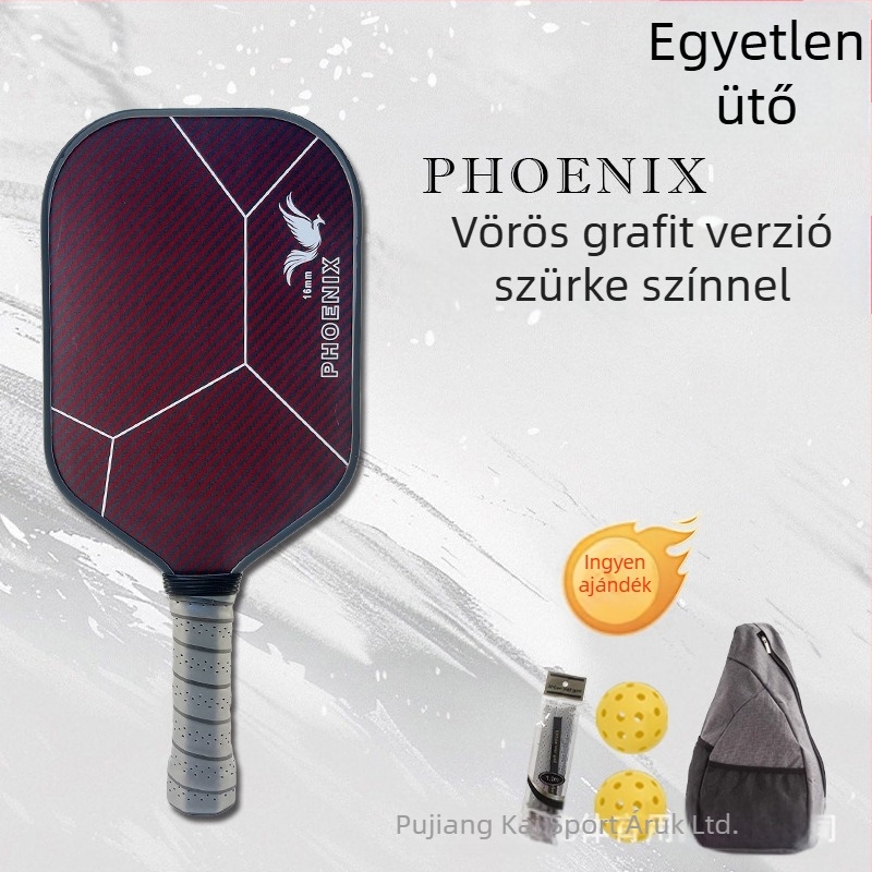 Kaiyi pickleball ütő, matt szénszálas felület, tömeg 215 g ±5