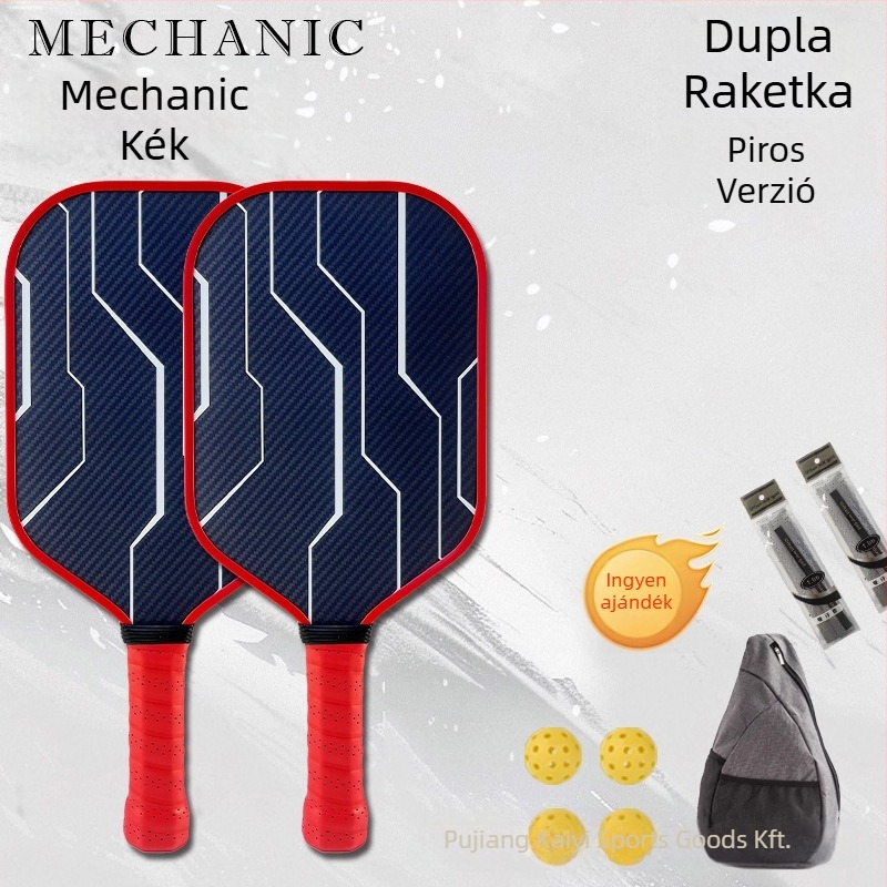 Kaiyi pickleball ütő, matt szénszálas felület, tömeg 215 g ±5