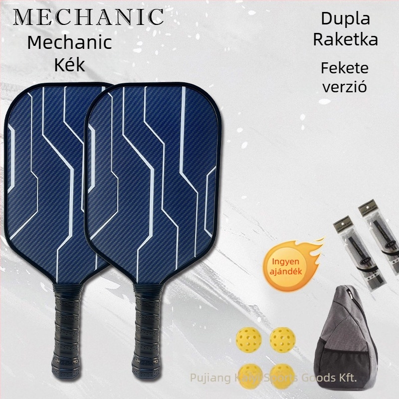 Kaiyi pickleball ütő, matt szénszálas felület, tömeg 215 g ±5