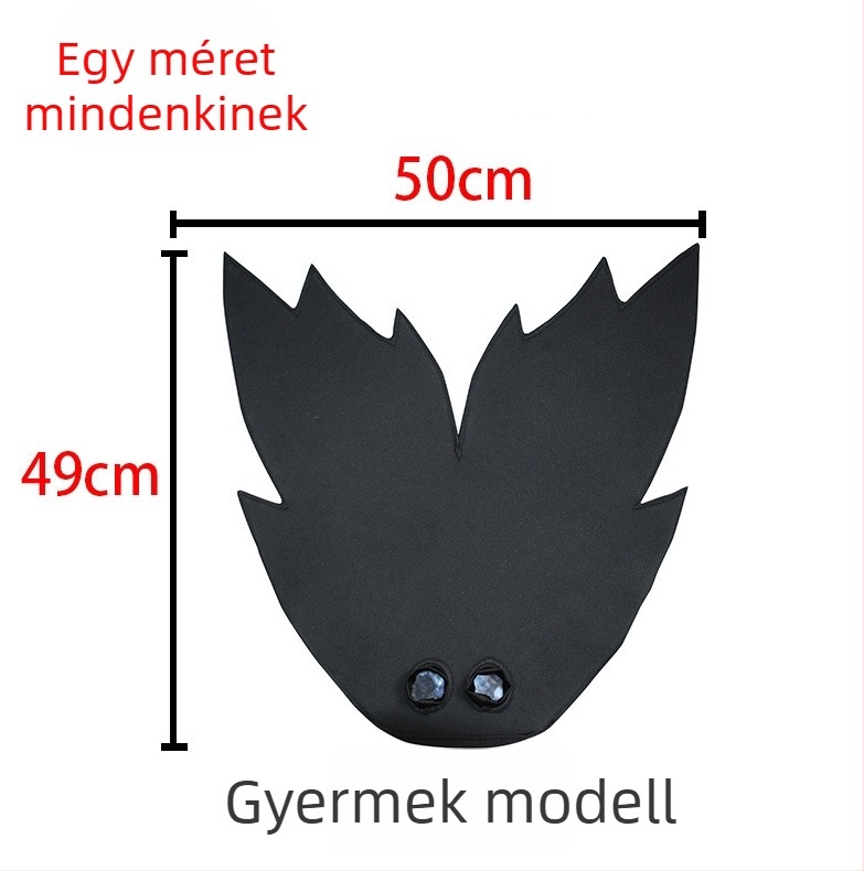 Gyerekeknek készült sellő úszónadrág, egy darabból, farokkal és uszonyokkal, csíkos/gradients mintázat, 20% spandex