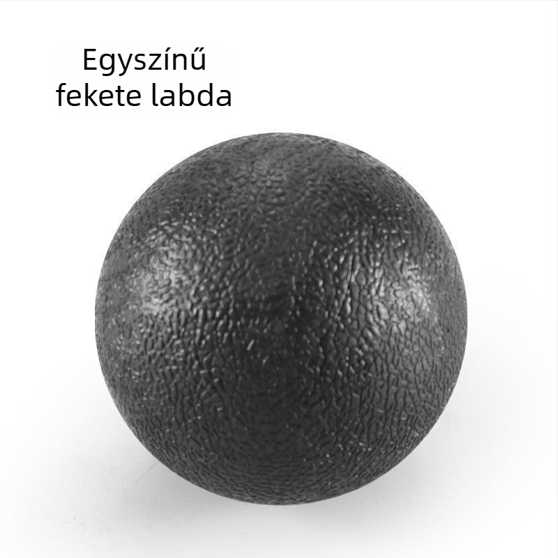 Jóga fascia gömb (földimogyoró alakú gömb) a talp és izomlazítás céljára; anyag: TPE; súly: 100 g; nem felfújható; kategória: jóga gömb