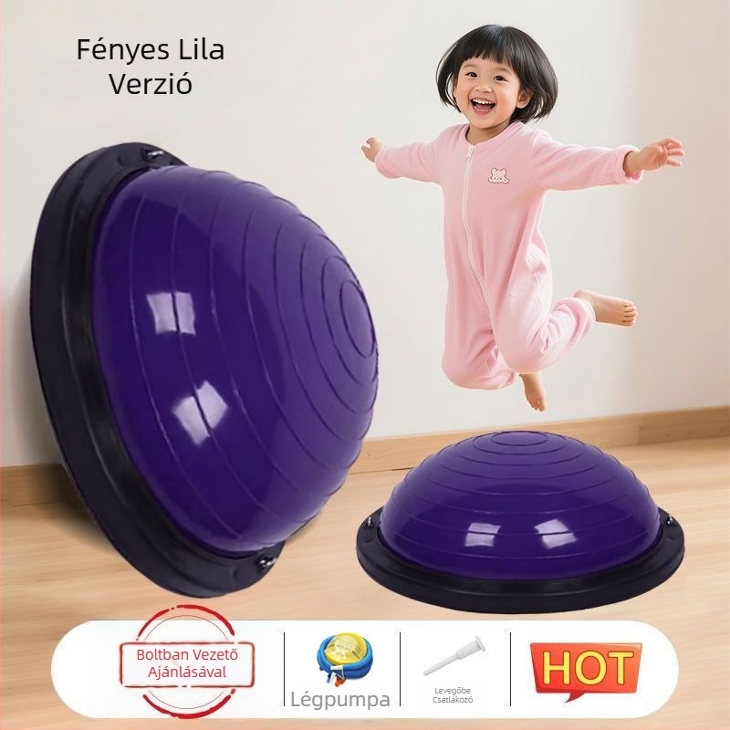 Wave Speed Ball gyerekeknek – félköríves egyensúlylabda szenzoros trénerhez, felfújható PVC, 4,5–6 kg