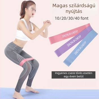 Jóga elasztikus szalag gyűrűvel – Ellenállásos edzés eszköz lábakra, kezekre, vállakra és hátra, guggolás-edzéshez | Anyag: Egyéb; Márka: Egyéb