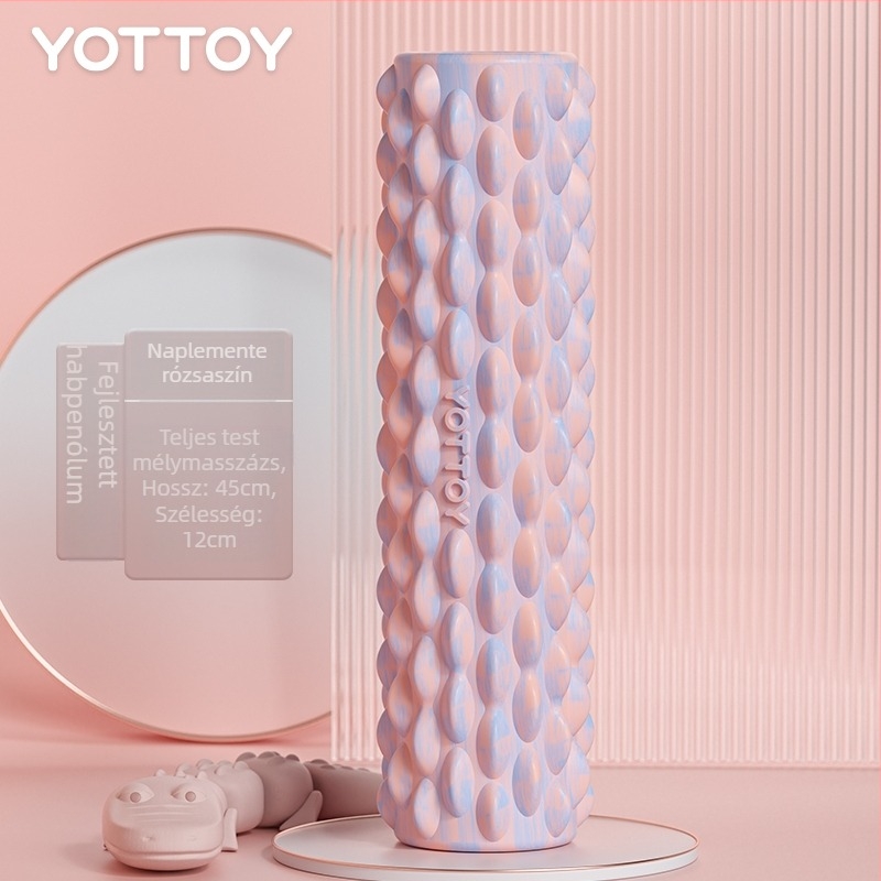  Hab görgő izomlazításra, hátmasszázsra és lábak karcsúsítására – Anyag: selyemvirág; Márka: Más