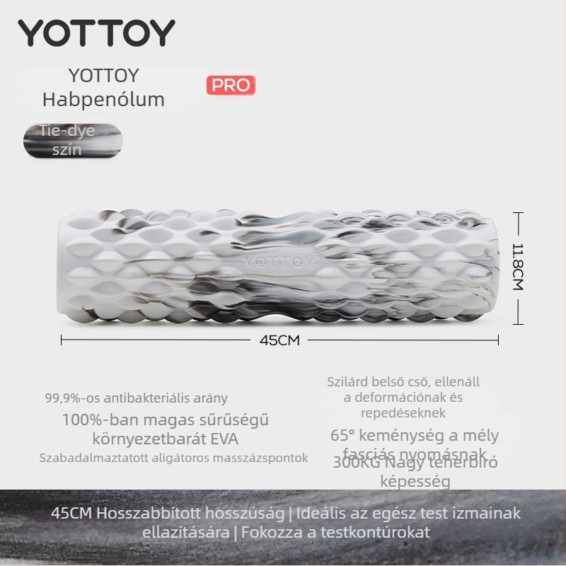  Hab görgő izomlazításra, hátmasszázsra és lábak karcsúsítására – Anyag: selyemvirág; Márka: Más