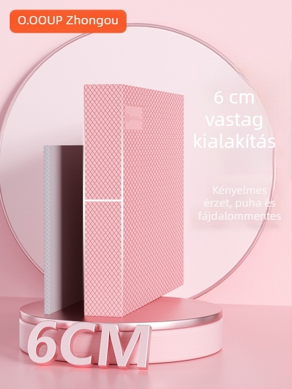 Jógamatrac egyensúlyhoz és törzs edzéséhez, anyag: TPE, vastagság: 5–6 cm, súly: 0,15–0,45 kg, egyszínű dizájn
