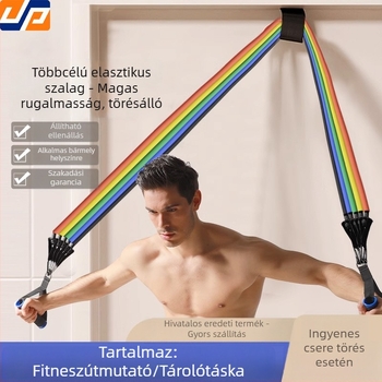 Jiupu Ellenállásháló – Otthoni fitnesz eszköz mellkas edzéshez, ideális gyerekeknek, tinédzsernek és felnőtteknek, fitness és szépség