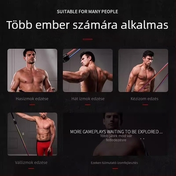 Jiupu Ellenállásháló – Otthoni fitnesz eszköz mellkas edzéshez, ideális gyerekeknek, tinédzsernek és felnőtteknek, fitness és szépség