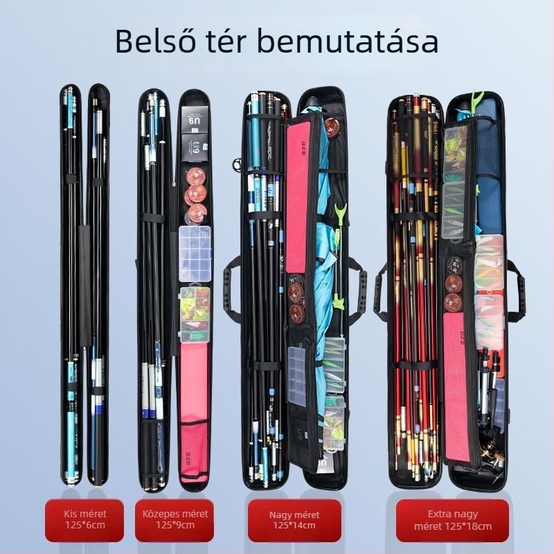 Fishing skills-től származó horgász táska – vízálló bot-tároló és telepítő táska