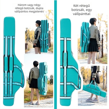 TAB Tengeri horgászat táska - Nylon anyagú, vízálló, ideális rúd, zsinór és orsó tárolására