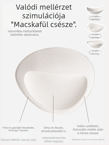 Fehér ujjatlan top mellbetéttel, őszi–téli alapréteg, viszkóz-spandex keverék, meleg és viselhető.