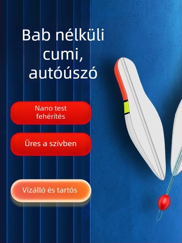 Crappie Rain nanóanyagú horgászúszó áramlási sodrásban