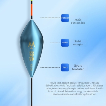 Mingzheng Nano úszó vertikális drifthez – magas érzékenységű úszó, ponty és kárász számára, versenyképes modell