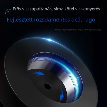 Benno automatikus visszahúzódó védőhúr horgászbothoz és dobozhoz – ABS, teleszkópos kivitel, csúszásmentes