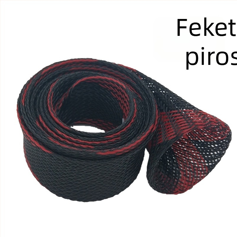 Horgászbot védőburkolat, teleszkópos, PET szövött hálós cső (Márka: Rocklure)