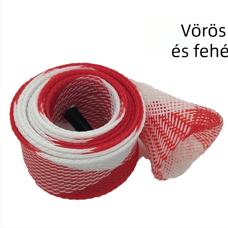 Horgászbot védőburkolat, teleszkópos, PET szövött hálós cső (Márka: Rocklure)