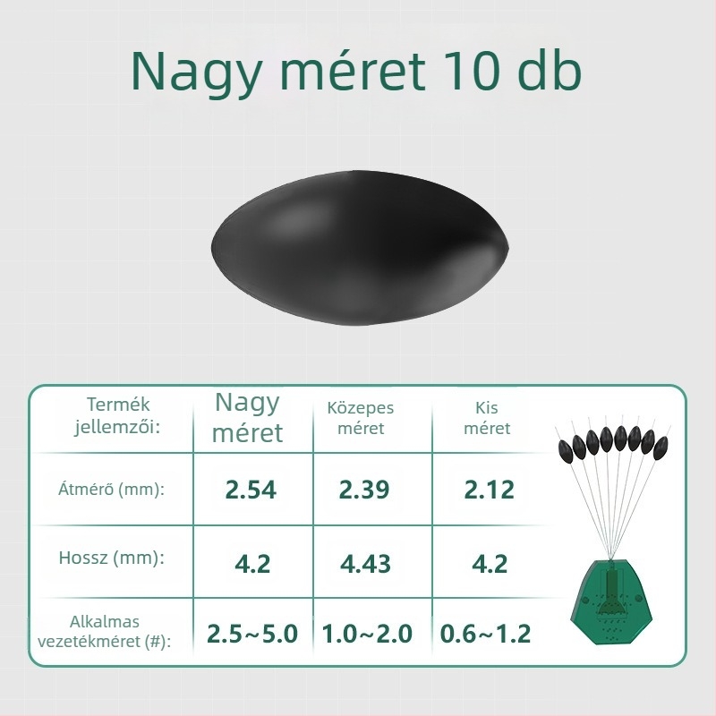 Space Bean csalihalhoz zárógyöngy – prémium gumi-szilíkon, csúszó zárómechanizmus, új modell