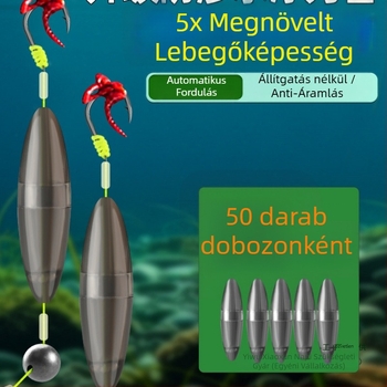 Üvegszálas úszócső európai pontyhorgászathoz – szivárgás elleni védelem, alj drift elleni védelem, úszó gyöngyök