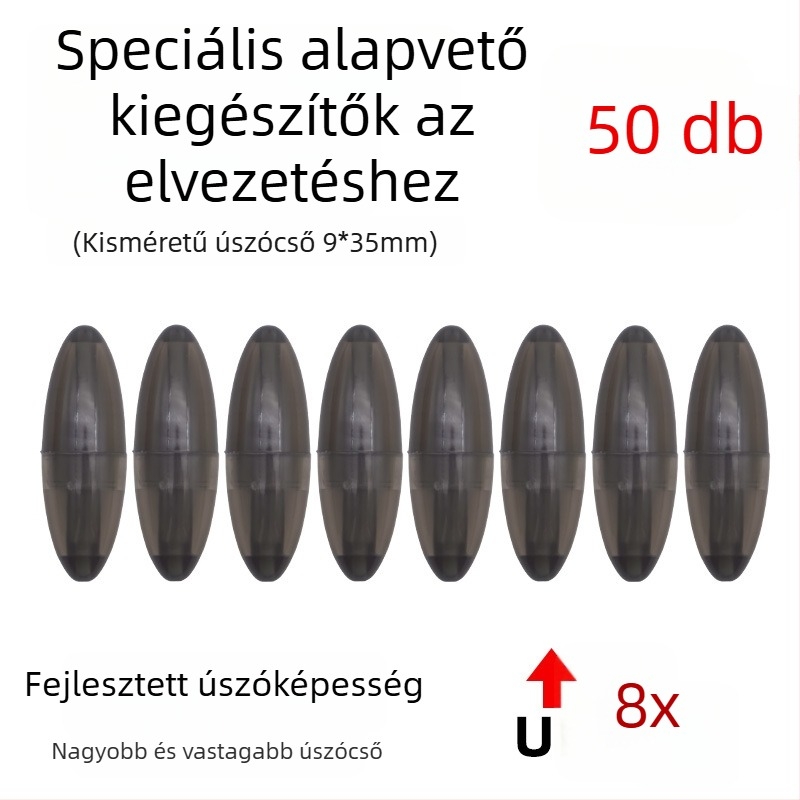 Üvegszálas úszócső európai pontyhorgászathoz – szivárgás elleni védelem, alj drift elleni védelem, úszó gyöngyök